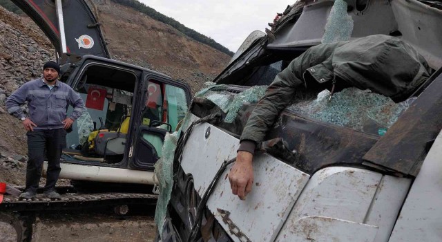 Samsunda taş ocağında feci kaza: 1 ölü