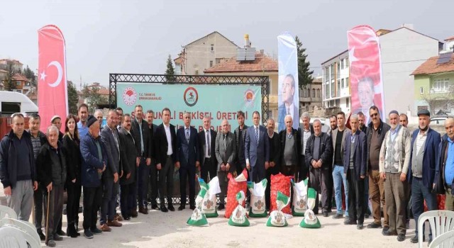 Samsunda üreticiye patates ve kuru fasulye tohumluğu dağıtımı
