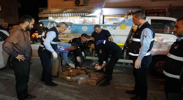 Şanlıurfada kilolarca bozuk et ele geçirildi