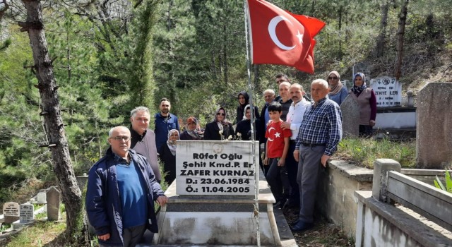 Şehit asker dualarla anıldı