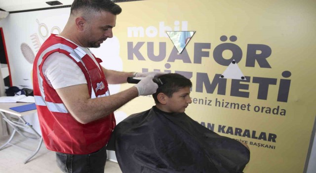 Şehit ve gazi yakınlarına bayram öncesi berber-kuaför hizmeti Büyükşehirden