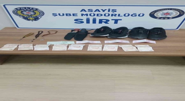 Siirtte hırsızlık şüphelisi yakalandı