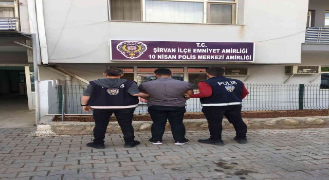 Siirtte kasten öldürme suçundan aranan hükümlü yakalandı