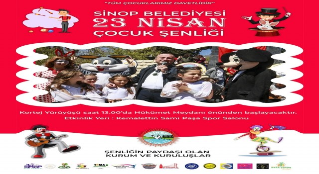 Sinopta 23 Nisan kutlamaları salona alındı