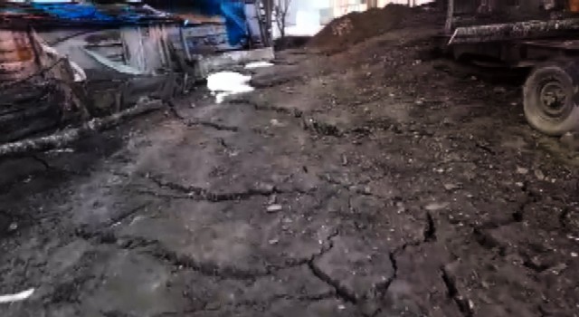 Sinopta heyelan nedeniyle köy halkında panik oluştu
