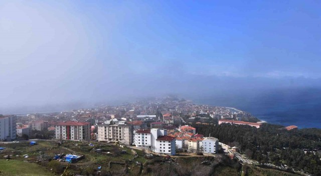 Sinopta muhteşem sis manzarası
