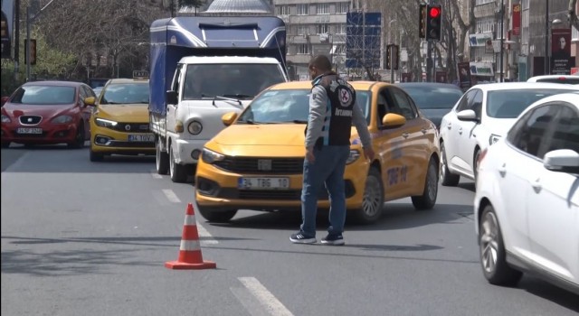 Şişlide ticari taksilere yönelik denetim