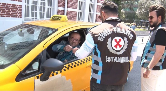 Şişlide ticari taksilere yönelik denetim