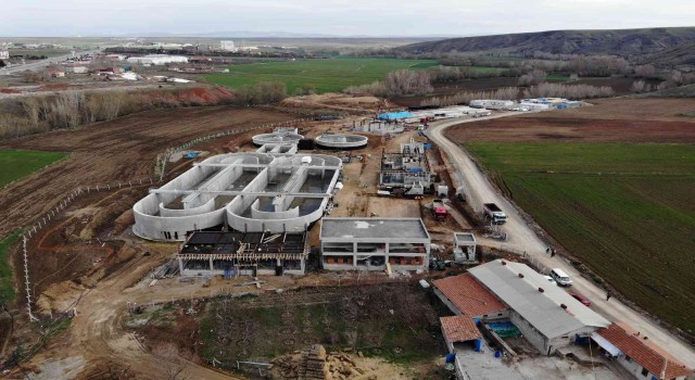 Sorgun Atık Su Arıtma Tesisi inşaatının yüzde 80i tamamlandı