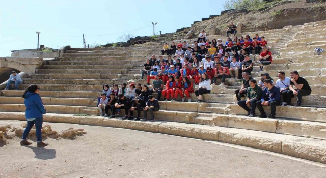 Sporcular antik kente hayran kaldı