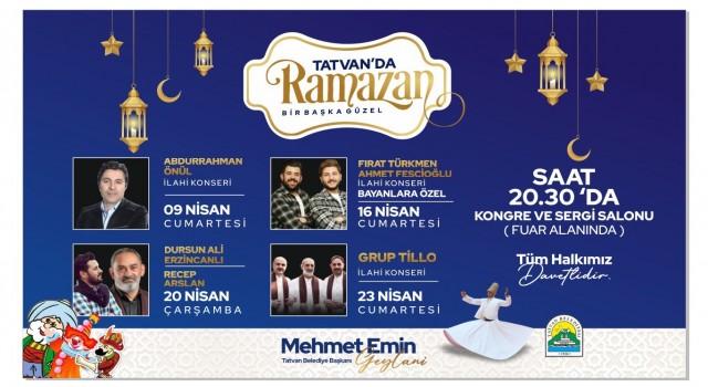 Tatvanda Ramazan ayı etkinlikleri