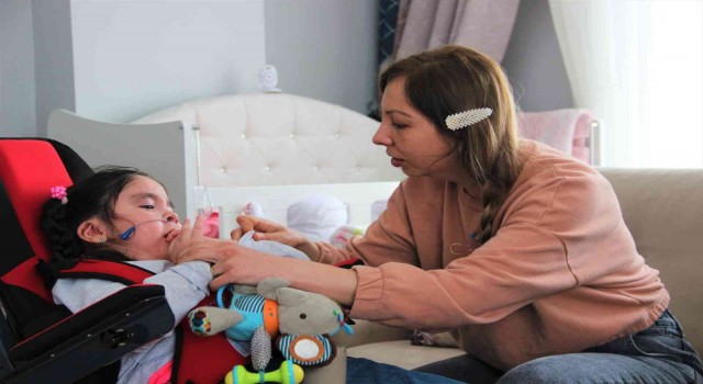 Tek çocuğu ‘Anne diyebilsin diye bir umut bekliyor