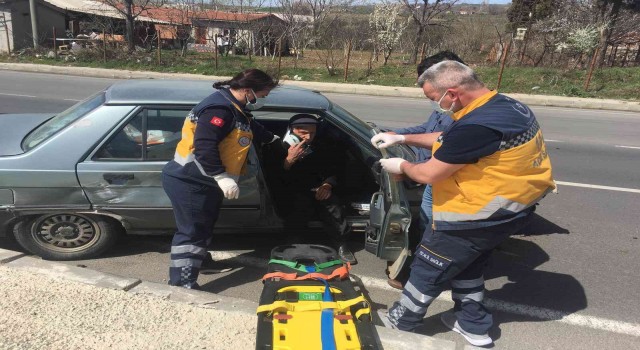 Tekirdağda trafik kazası: 1 yaralı