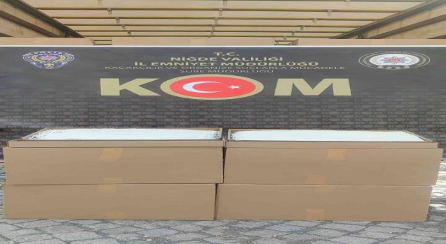 Tırda 6 milyon makaron ele geçirildi