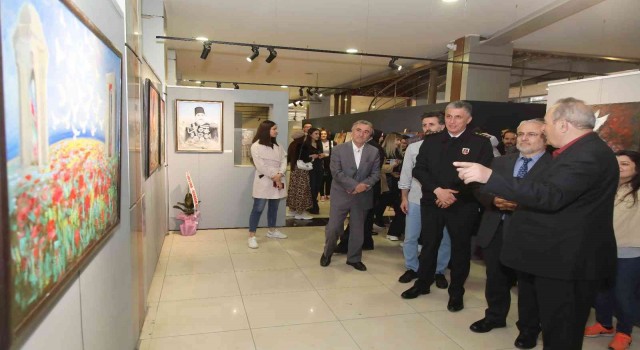 Tokatta, “Bir Millet İki Devlet Zafer” resim sergisi açıldı