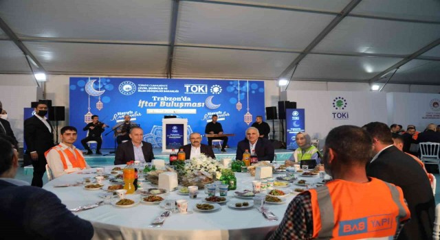 Trabzon, TOKİ iftarında bir araya geldi