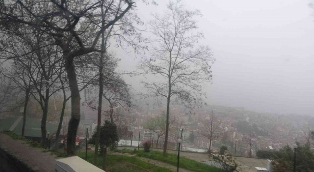 Trabzonda yoğun sis etkili oluyor