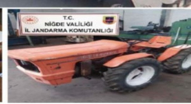 Traktörü çalıp galeriye satan 4 kişi tutuklandı
