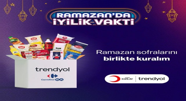 Trendyol Ramazanda İyilik Vakti ile iftar sofralarına ortak oluyor
