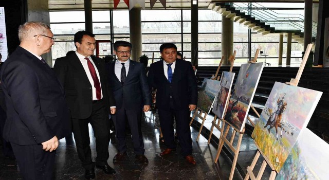 Türk dünyasından ressamlar Osmangazide buluştu