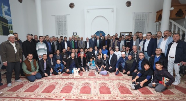 Türk köyünde iftar yaptılar