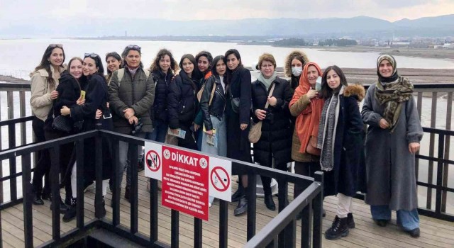 Üniversiteli Kadınlar Derneği Hersek Lagününü gezdi