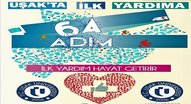Uşakta ‘İlk Yardıma 64 Adım projesi