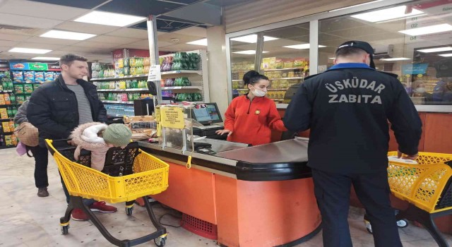 Üsküdarda marketlerde KDV denetimi