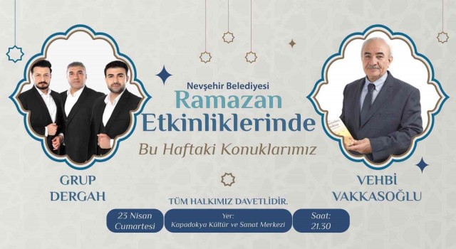 Usta Yazar Vehbi Vakkasoğlu Nevşehirde sevenleriyle buluşacak