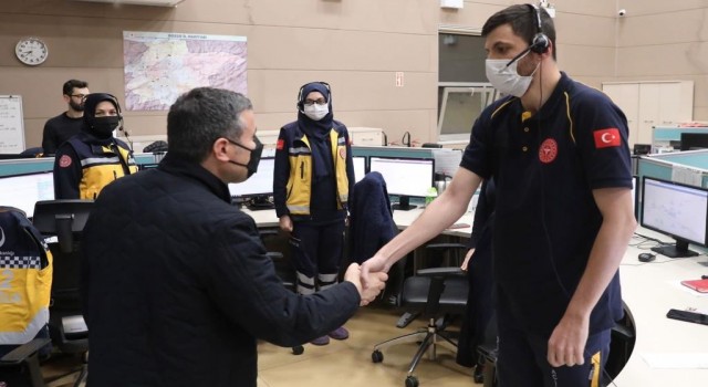 Vali Atay, 112 personelini unutmadı