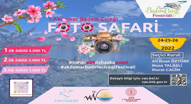 Vanda ‘1. Akdamar Badem Çiçeği Foto Safari maratonu başlıyor
