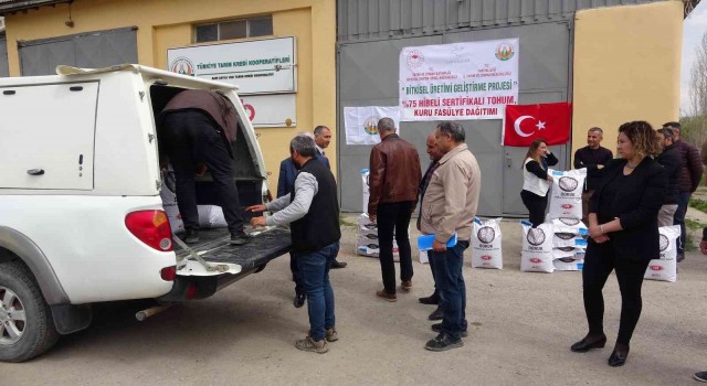 Vanda 15 ton kuru fasulye tohumu dağıtıldı