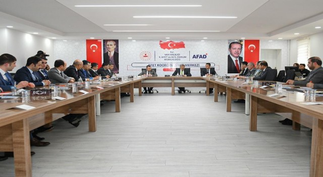 Vanda “İl Afet ve Acil Durum Koordinasyon Kurul Toplantısı” yapıldı