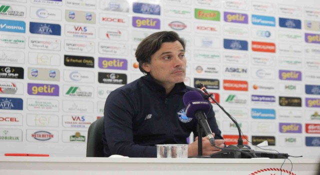 Vincenzo Montella: “Kendi performansımızdan uzak bir çizgi çizdik”