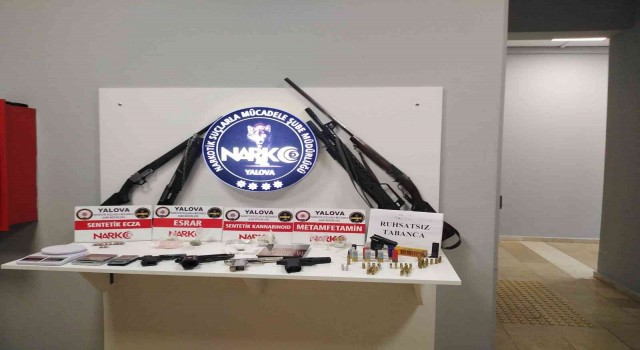 Yalovadaki uyuşturucu operasyonlarında 1 kişi tutuklandı