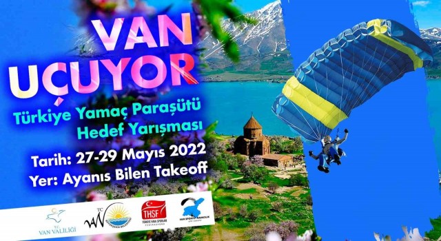 Yamaç paraşütü tutkunları Vanda buluşuyor