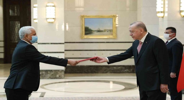 Yemen Büyükelçisi Turiq, Cumhurbaşkanı Erdoğana güven mektubu sundu