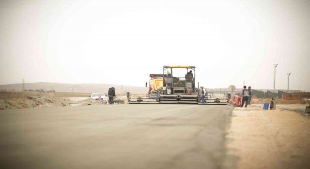 Yoncalıda beton yol imalatı tamamlandı