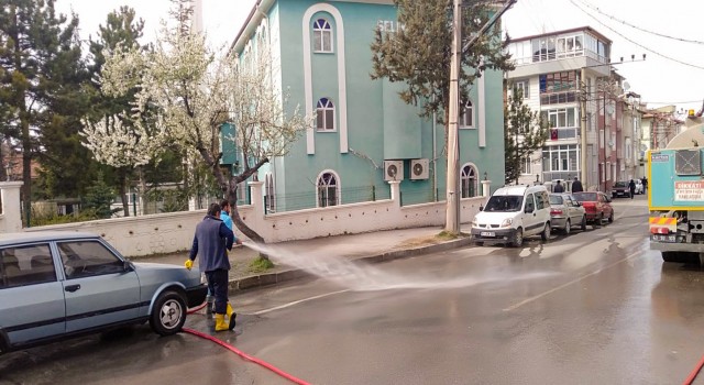 Yunus Emrenin cadde ve sokaklar yıkandı
