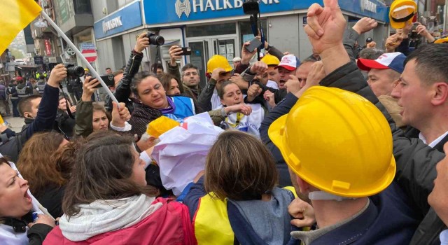 1 Mayıs Emek ve Dayanışma Gününde arbede