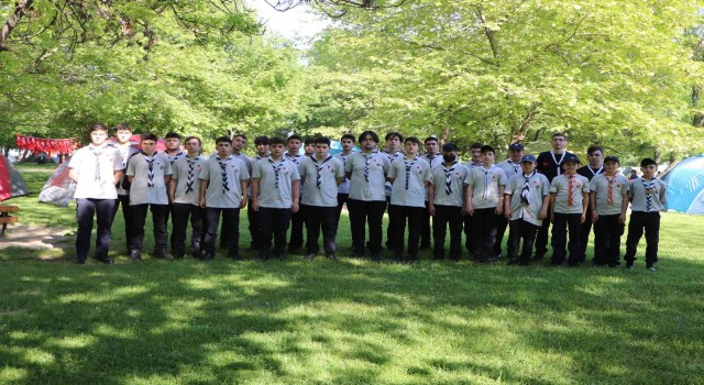 407 izci 19 Mayıs kutlamaları için Samsunda