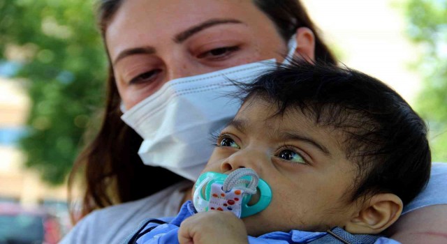 7 aylık minik Bulutun yaşam mücadelesi