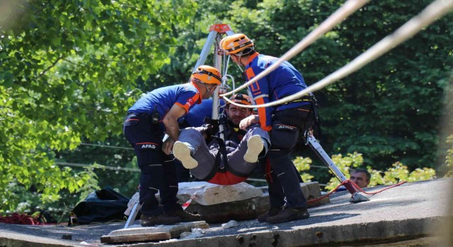 732 personel ve 149 araçla aksiyon sahnelerini aratmayan tatbikat