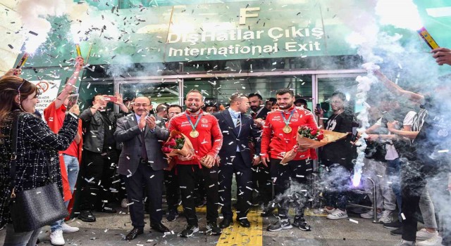 ABB sporcuları olimpiyat madalyalarını başkente getirdi
