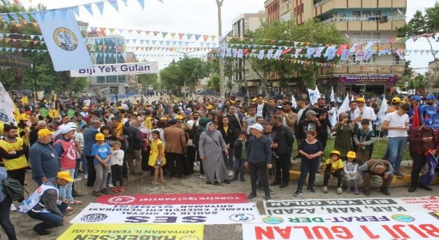 Adıyamanda 1 Mayıs İşçi Bayramı kutlandı