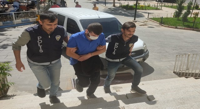 Adıyamanda ikamet hırsızı tutuklandı