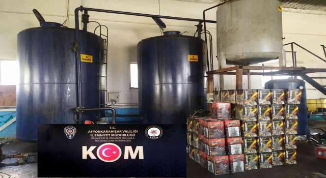Afyonkarahisarda 15 ton kaçak akaryakıt ele geçirildi