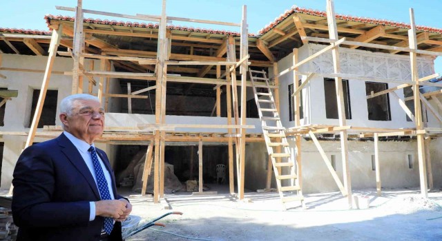 Ağa Bahçesi Konağının yüzde 75i tamamlandı