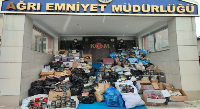 Ağrıda kaçakçılara büyük darbe