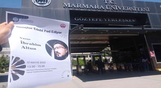 Ağrılı Eğitimci Yazar İbrahim Altun Marmara Üniversitesinde gençlerle buluştu